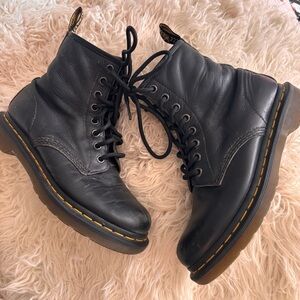 Dr. Martens Black 1460 Lace Up Boots